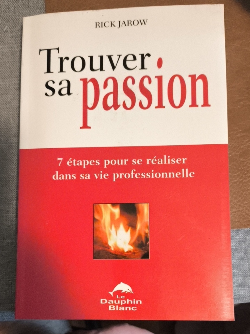 Trouver sa passion by Rick Jarow - Red & White Cover